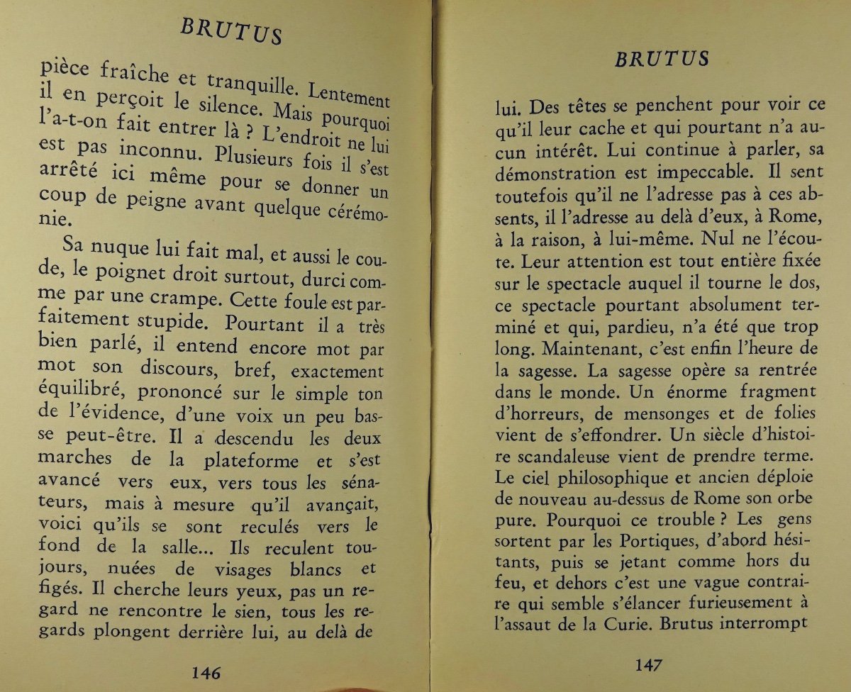 Breuil - Brutus. Gallimard, 1945. Bonet Cartonnage.-photo-4