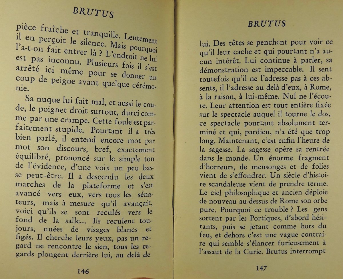 BREUIL - Brutus. Gallimard, 1945. Cartonnage Bonet.-photo-4
