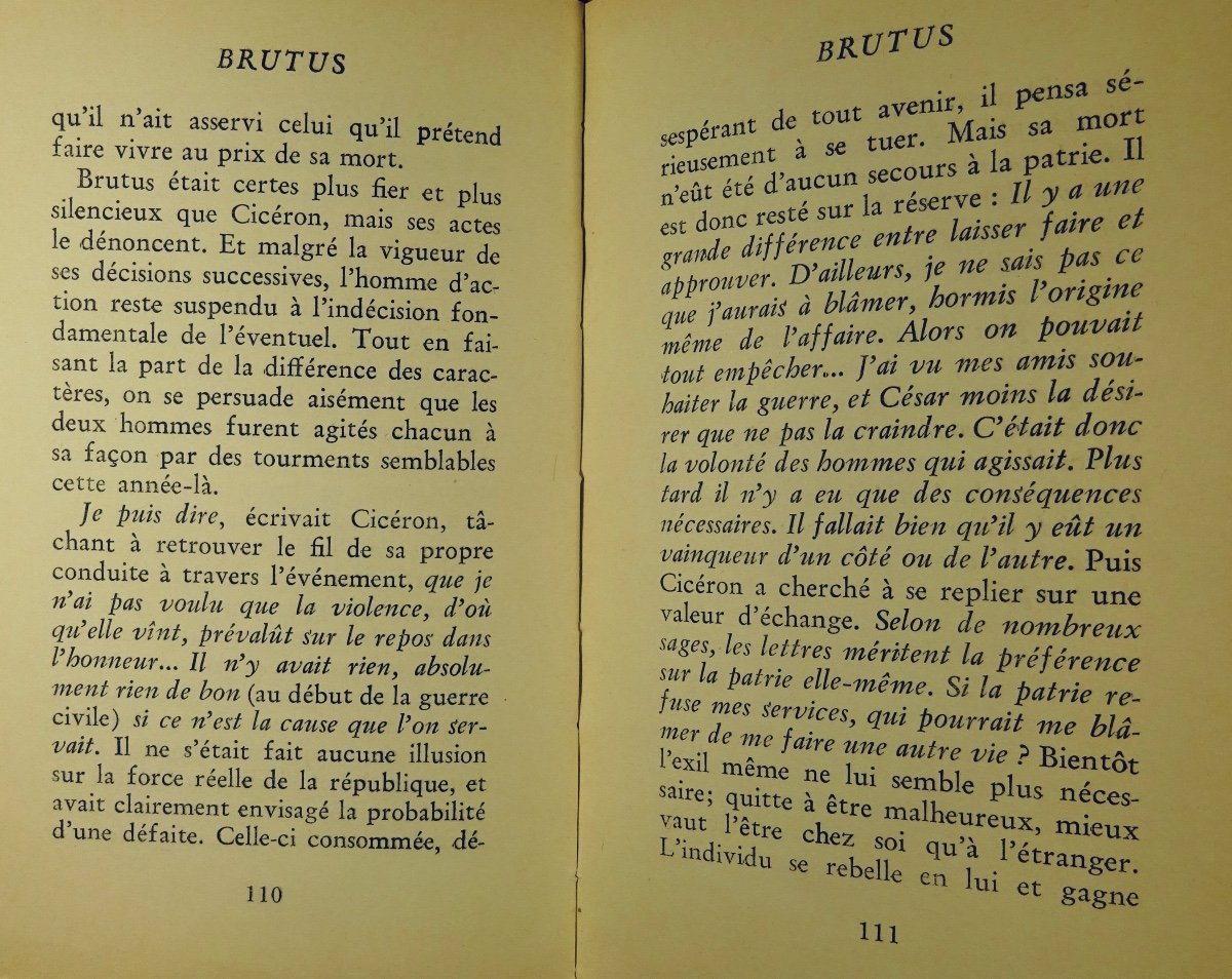 BREUIL - Brutus. Gallimard, 1945. Cartonnage Bonet.-photo-5