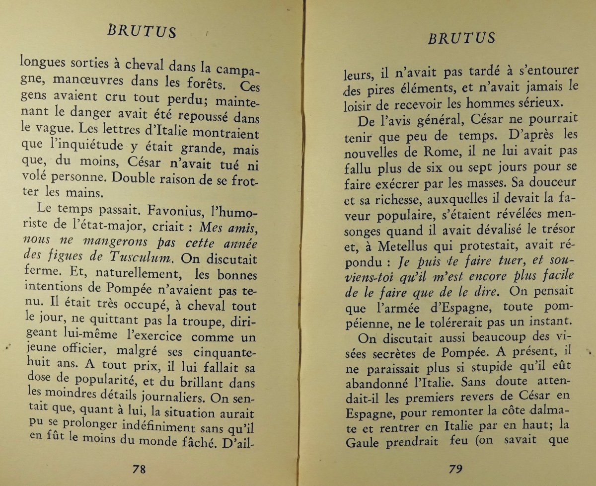 BREUIL - Brutus. Gallimard, 1945. Cartonnage Bonet.-photo-6