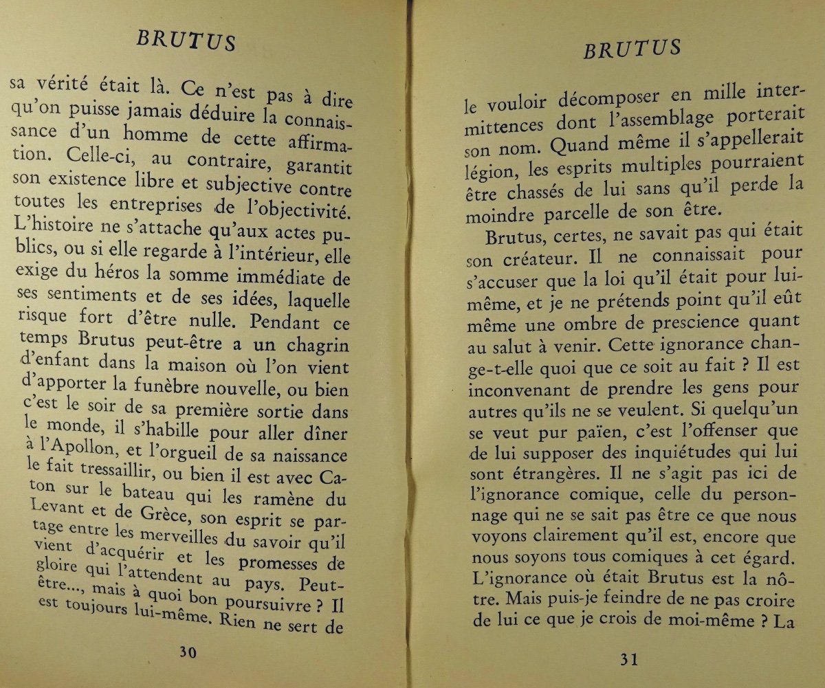 BREUIL - Brutus. Gallimard, 1945. Cartonnage Bonet.-photo-8