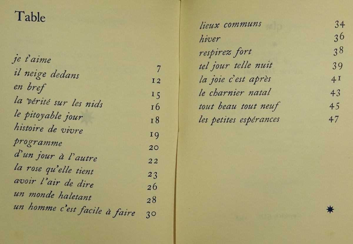 Cayrol - Life Answers. Glm, 1948. Portrait Of Lapoujade, Typography By Mano.-photo-4