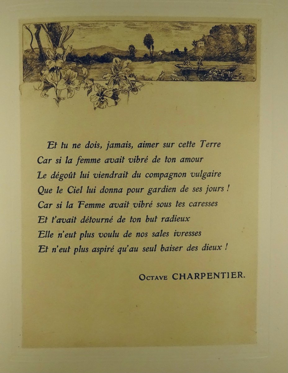 CHARPENTIER - Le Chevalier aux fleurs. Aux Éditions "La Caravelle", 1941. ROCHEGROSSE, DECISY.-photo-8