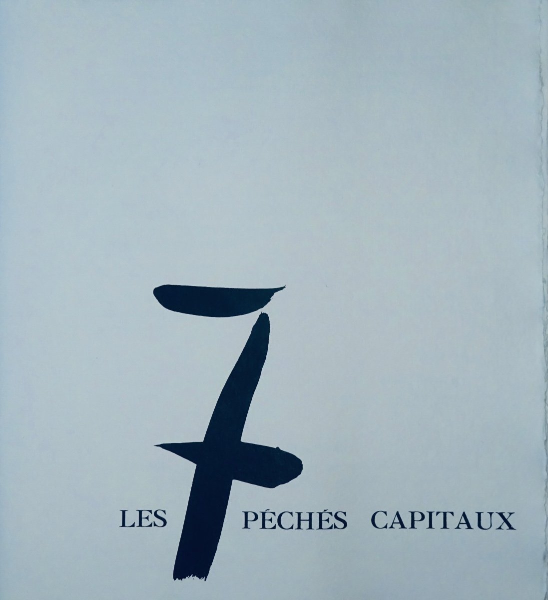 Chevalier (jean-françois) - The 7 Deadly Sins. Epinal, Imprimerie Pellerin, 1981.-photo-2