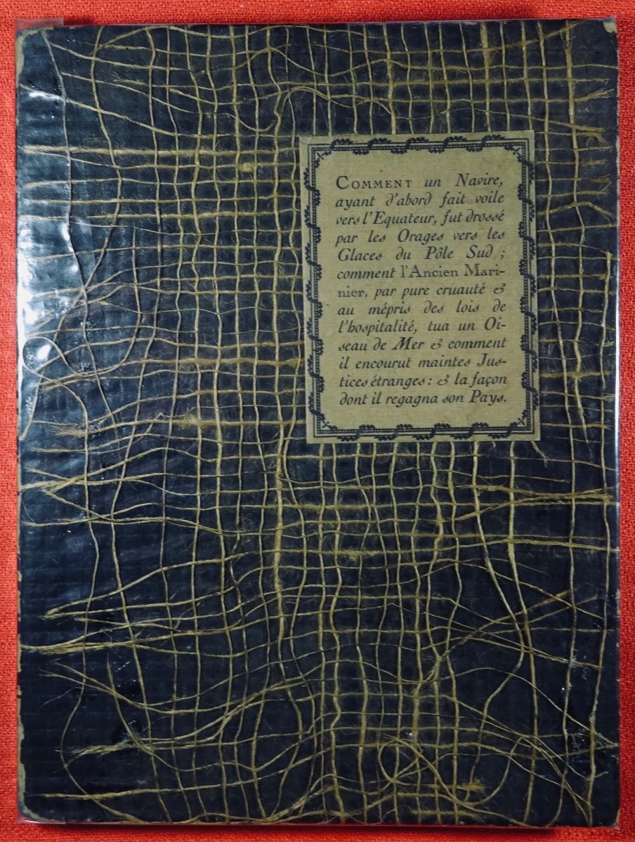 COLERIDGE - Le dit de l'ancien marinier. Émile-Paul Frères, 1920. Illustré par André LHOTE.-photo-2