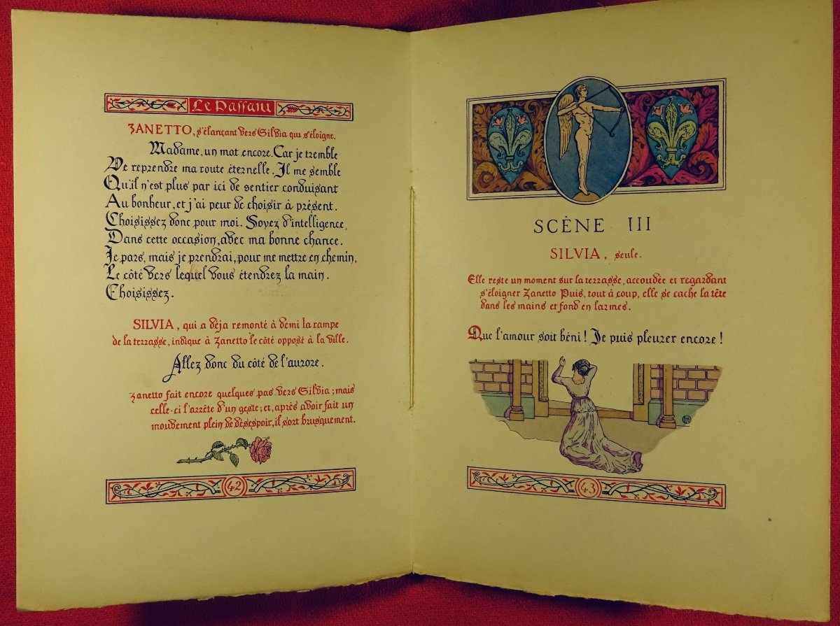 COPPÉE - Le Passant. Comédie en un acte et en vers. Ferroud, 1920. Illustré par MALATESTA.-photo-6