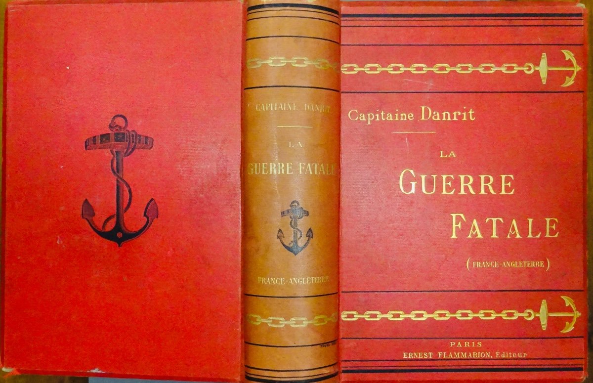 DANRIT (Capitaine) - La Guerre Fatale (France-Angleterre). Flammarion, Vers 1890.-photo-2