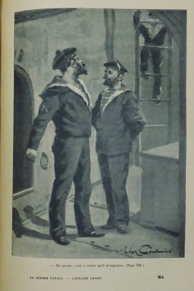 DANRIT (Capitaine) - La Guerre Fatale (France-Angleterre). Flammarion, Vers 1890.-photo-6