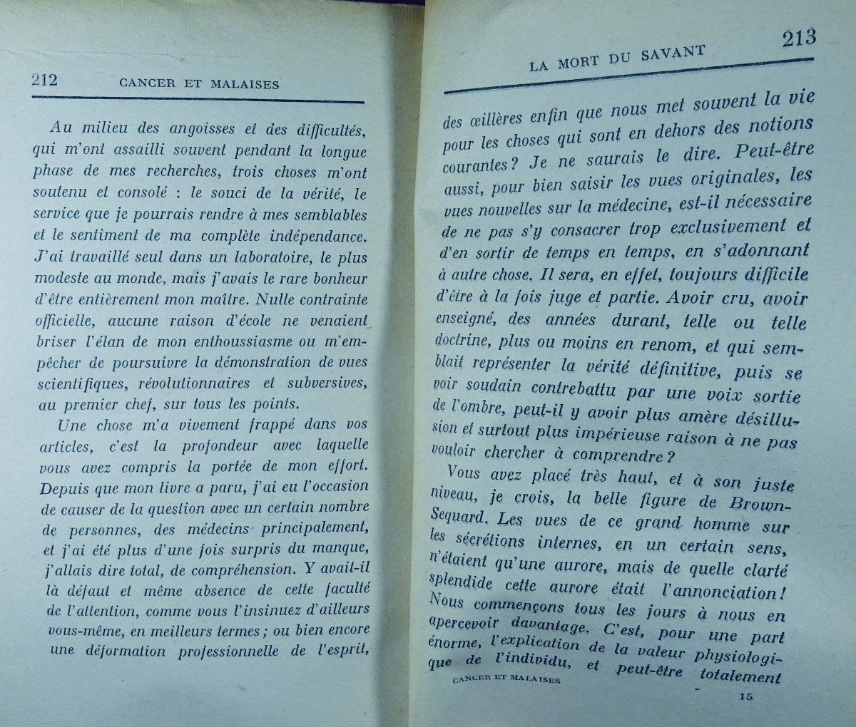 DAUDET - Les Rythmes De l'Homme. Cancer Et Malaises. Grasset, 1930. Bel Envoi De l'Auteur.-photo-6