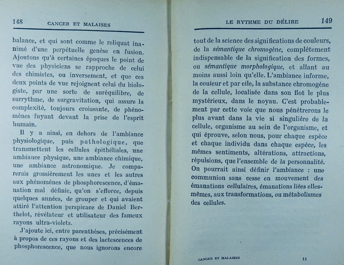 DAUDET - Les Rythmes De l'Homme. Cancer Et Malaises. Grasset, 1930. Bel Envoi De l'Auteur.-photo-8