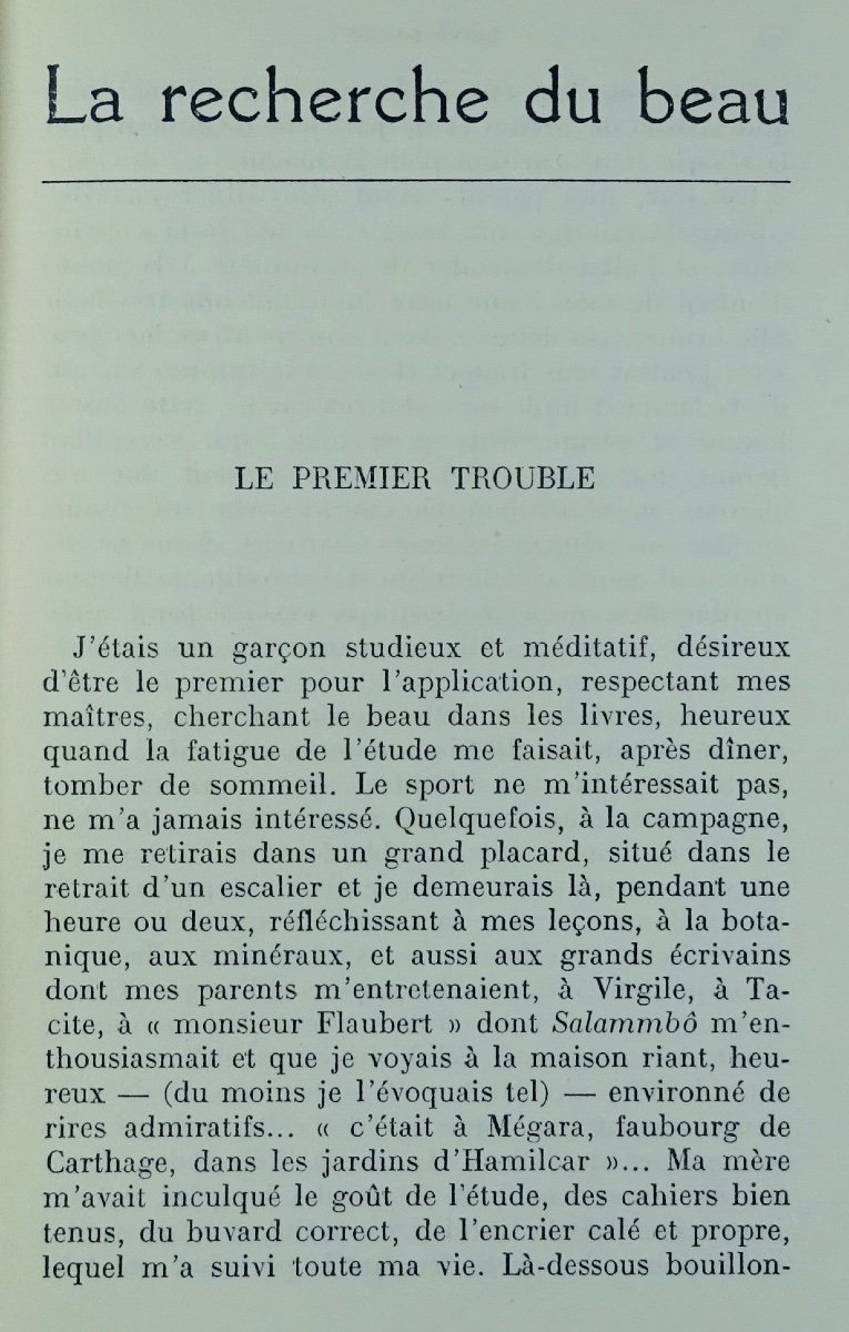 DAUDET - La Recherche Du Beau (corps Et âme). Flammarion, 1932. Exemplaire Numéroté.-photo-2