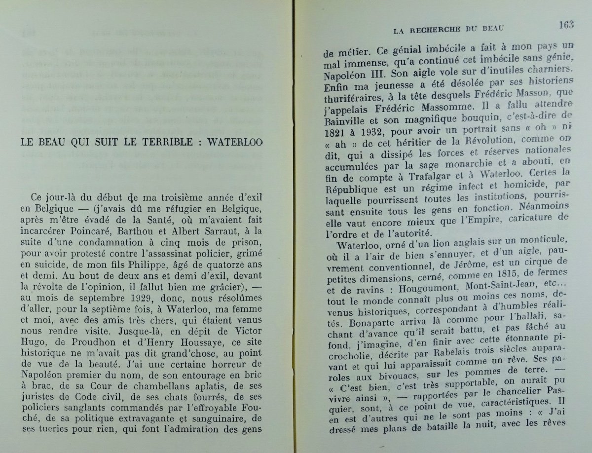 DAUDET - La Recherche Du Beau (corps Et âme). Flammarion, 1932. Exemplaire Numéroté.-photo-8