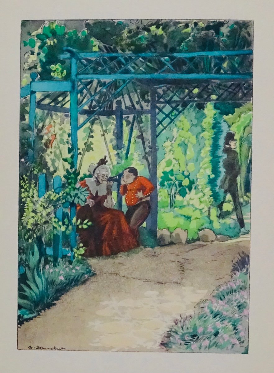 Dickens - The Posthumous Papers Of The Pickwick-club. Rameau d'Or, 1937. Illustrated By Touchet.-photo-8