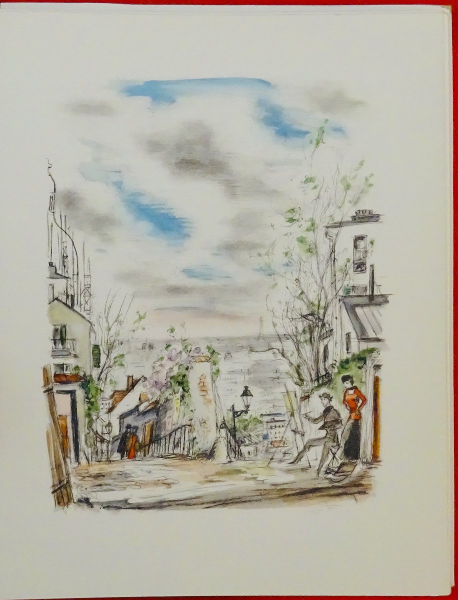 DorgelÈs - Montmartre Walks. Vialetay, 1960. Illustrated By Dignimont.-photo-2