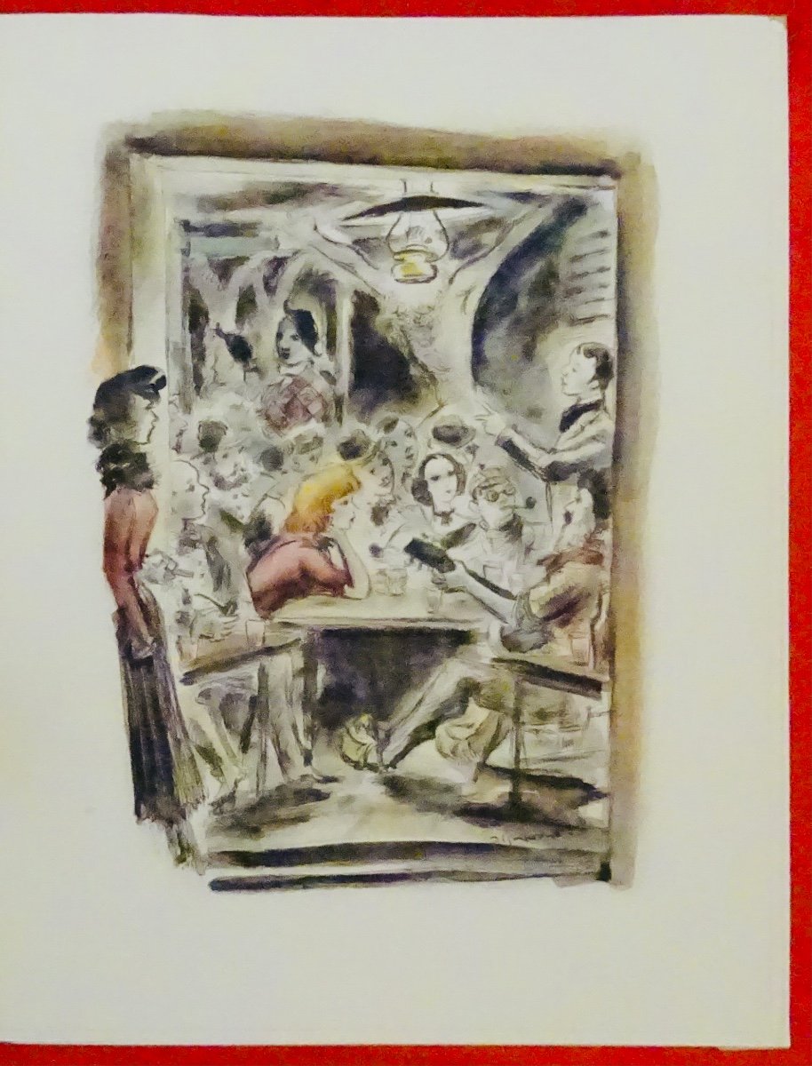 DorgelÈs - Montmartre Walks. Vialetay, 1960. Illustrated By Dignimont.-photo-7