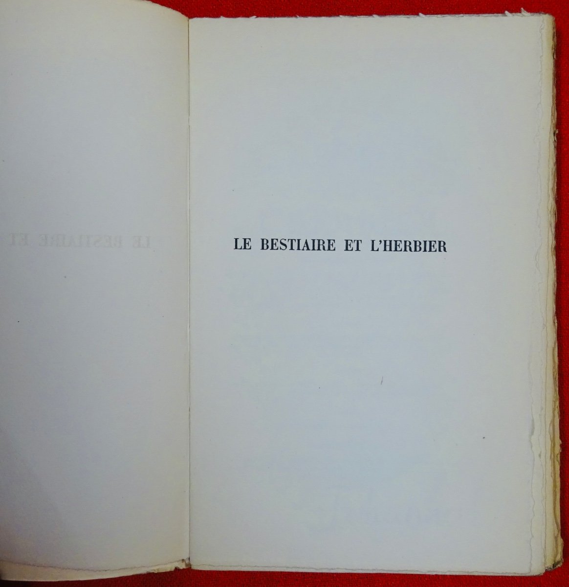 Duhamel - The Bestiary And The Herbarium. Mercure De France, 1948. First Edition.-photo-2