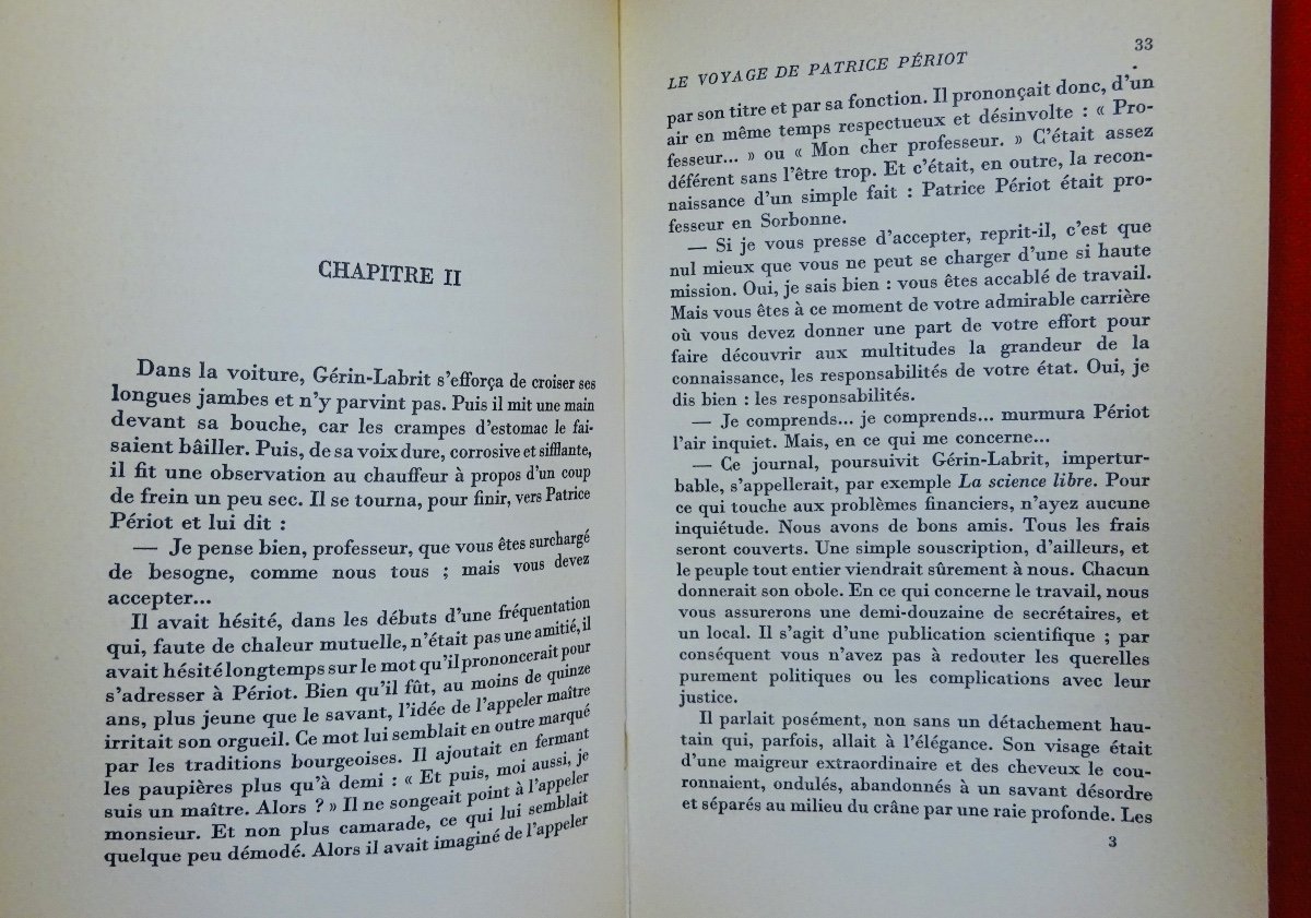 DUHAMEL - Le Voyage de Patrice Périot. Mercure de France, 1950. Édition originale.-photo-4