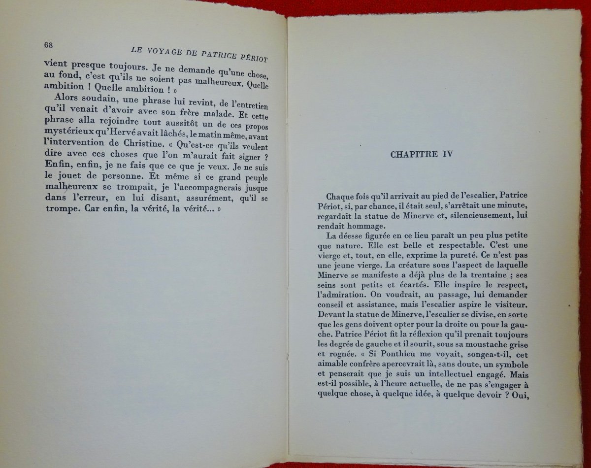 DUHAMEL - Le Voyage de Patrice Périot. Mercure de France, 1950. Édition originale.-photo-2