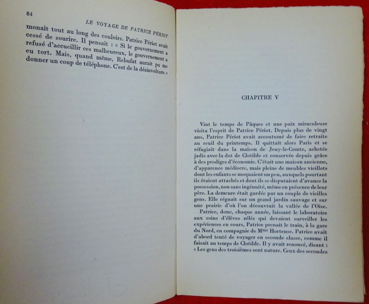 DUHAMEL - Le Voyage de Patrice Périot. Mercure de France, 1950. Édition originale.-photo-3