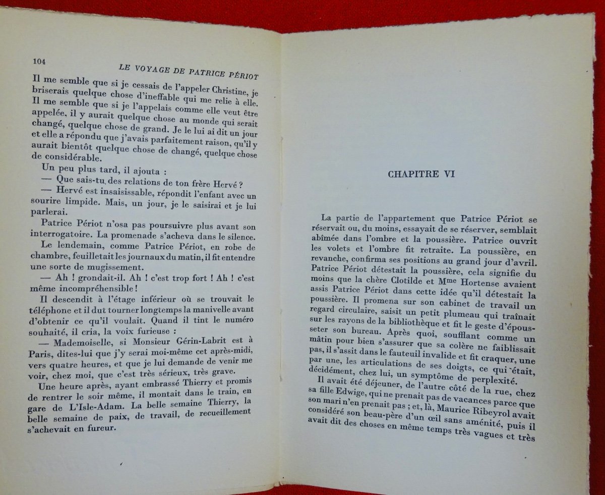 DUHAMEL - Le Voyage de Patrice Périot. Mercure de France, 1950. Édition originale.-photo-4