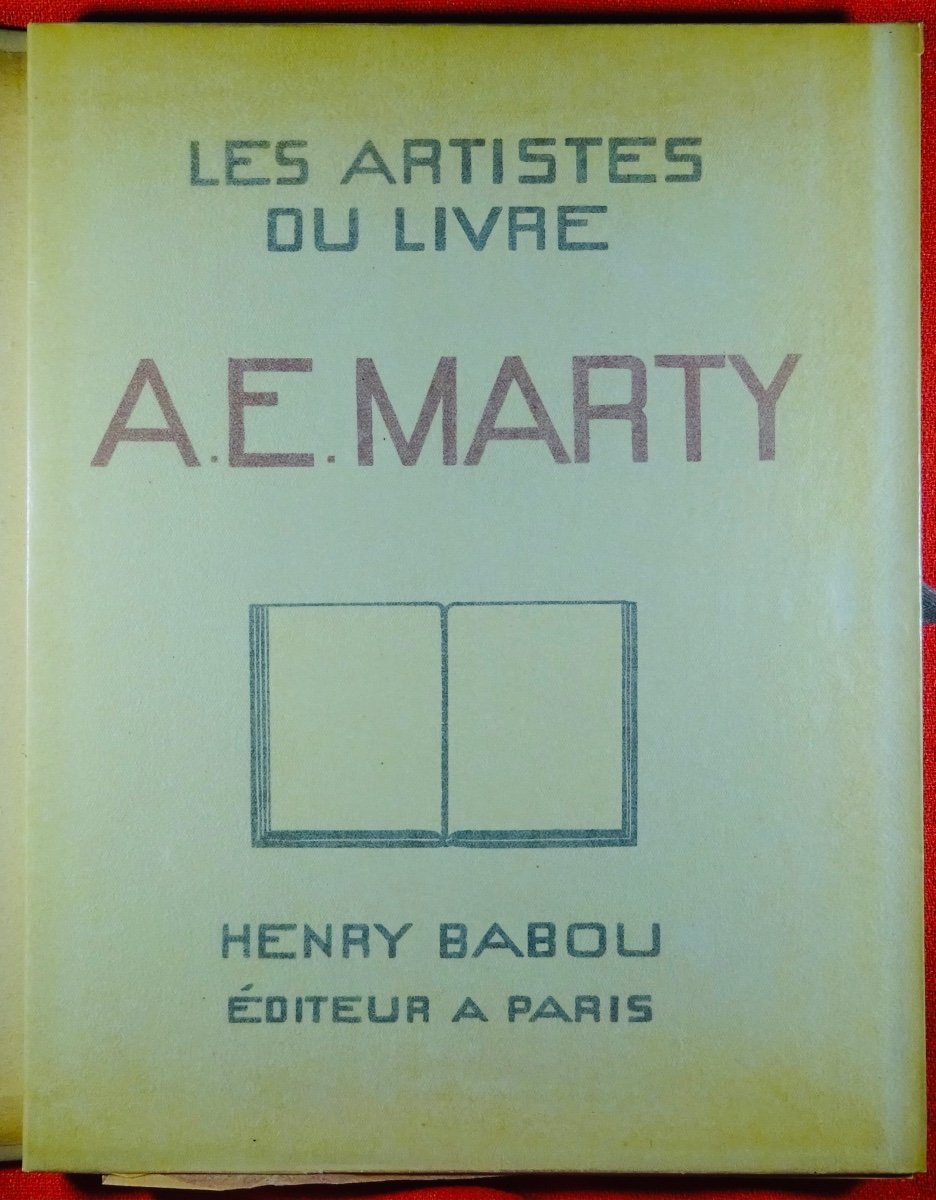 DULAC - André-E. Marty. Henry Babou, 1929. Avec une gravure de Marty tirage spécial.-photo-2