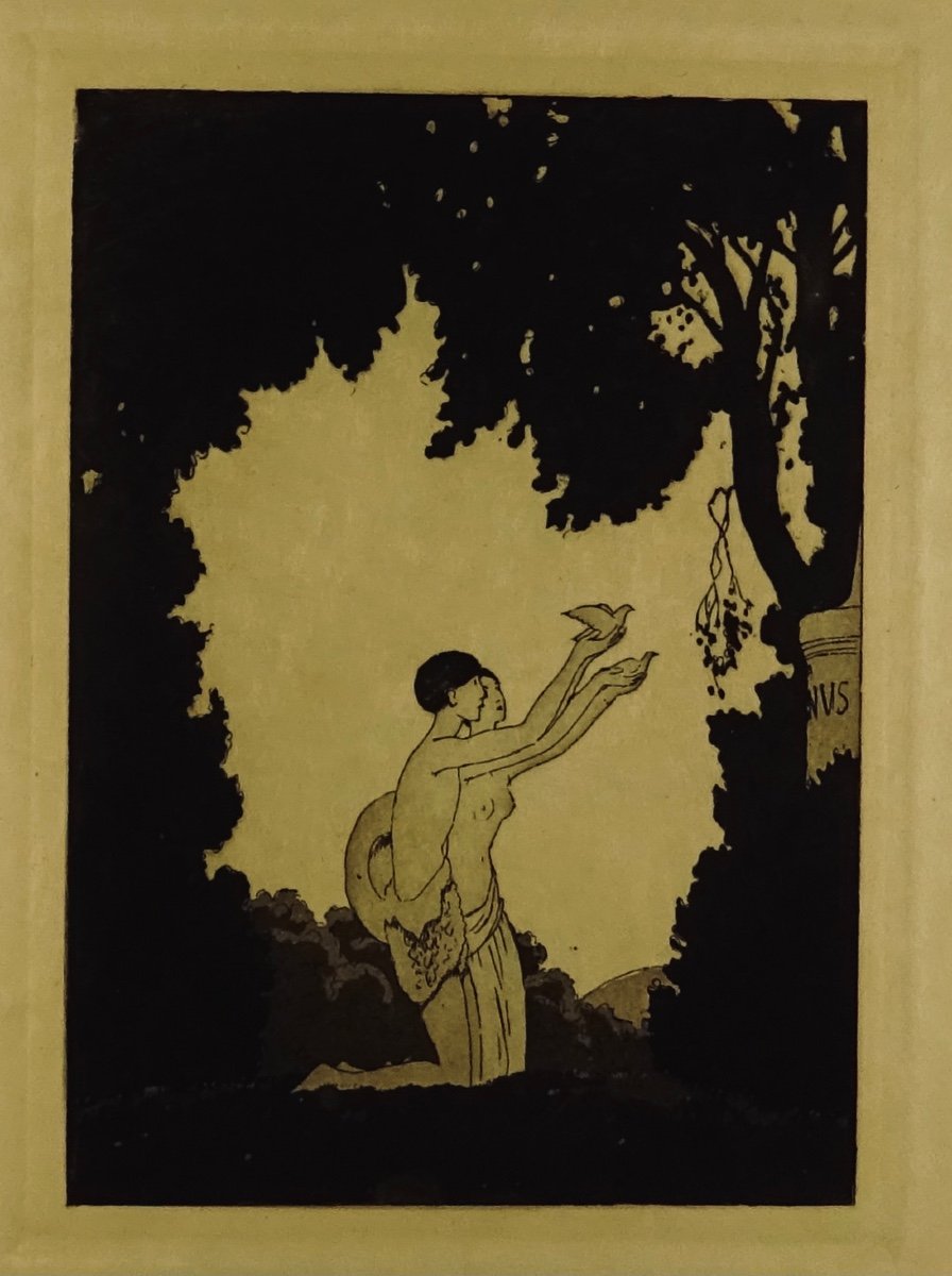 DULAC - André-E. Marty. Henry Babou, 1929. Avec une gravure de Marty tirage spécial.-photo-1