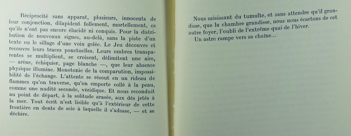 DUPIN (Jacques) - L'Embrasure. Paris, Gallimard, 1969. Édition originale.-photo-6