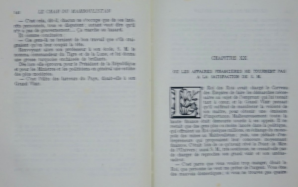 EFFENDI - Le Chah du Mahboulistan.  "Le Livre", 1923. Édition originale.-photo-4