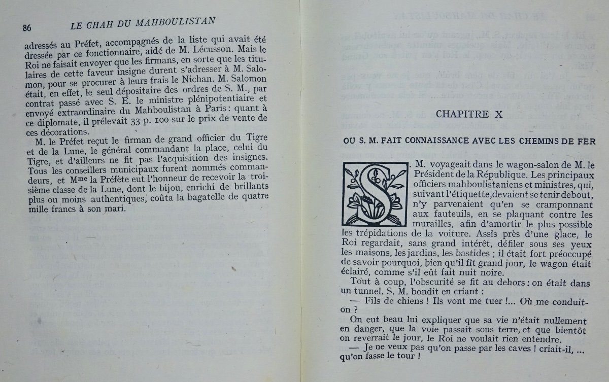 EFFENDI - Le Chah du Mahboulistan.  "Le Livre", 1923. Édition originale.-photo-7