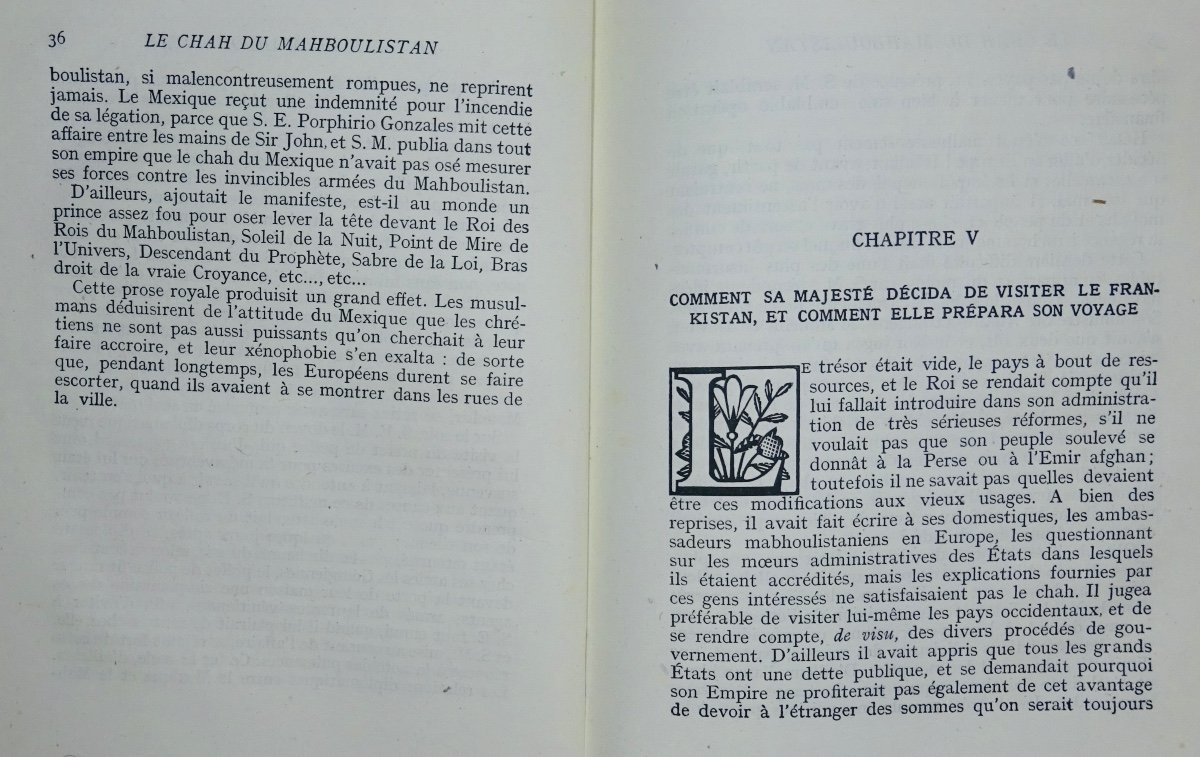 EFFENDI - Le Chah du Mahboulistan.  "Le Livre", 1923. Édition originale.-photo-8