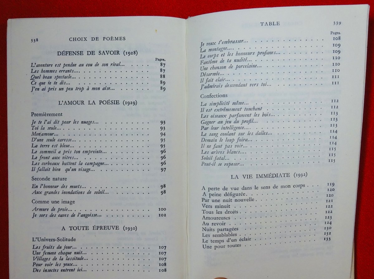 	ÉLUARD (Paul) - Choix de poèmes. Gallimard, 1946. Cartonnage Bonet-photo-6