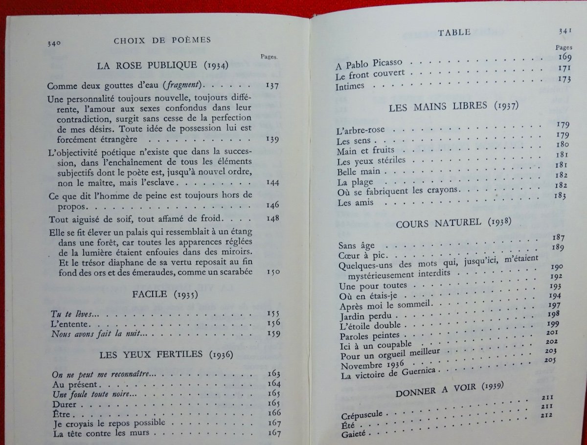 	ÉLUARD (Paul) - Choix de poèmes. Gallimard, 1946. Cartonnage Bonet-photo-7