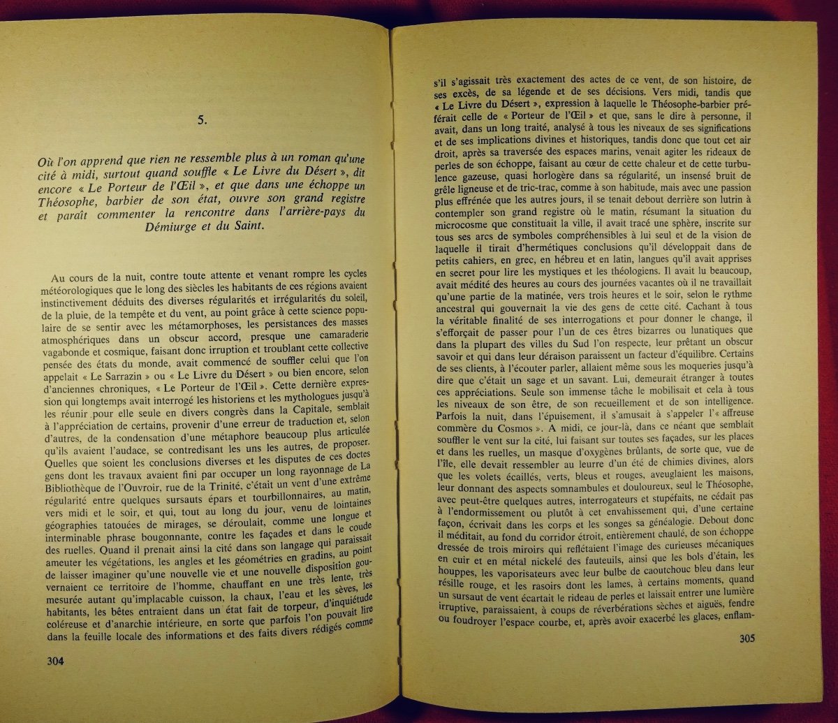 FARAGGI - Les Feux et les présages 1. Le Jeu du labyrinthe. Flammarion, 1978. Édition originale-photo-5