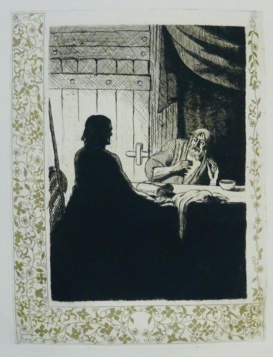 Flaubert - The Legend Of Saint Julien The Hospitaller. Illustrated By Courbouleix, 1940.-photo-5