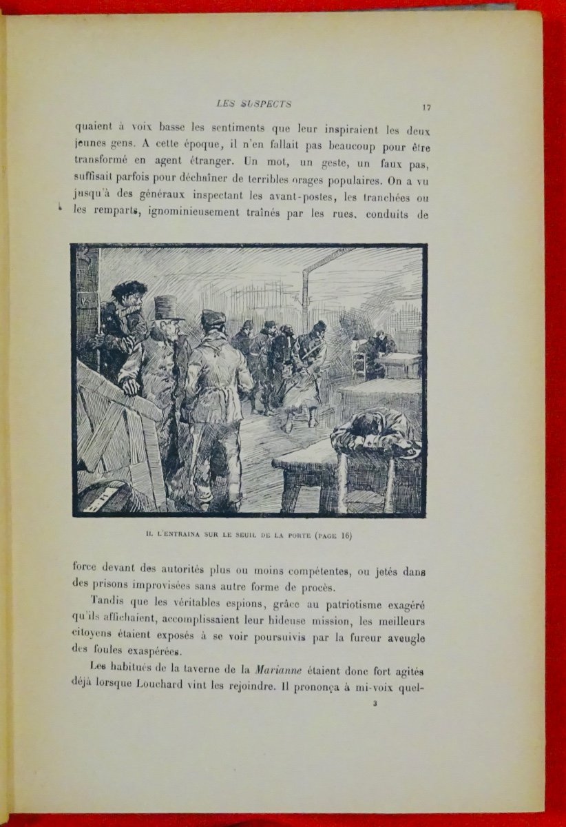 Fonvielle - Falempin Or The Aerial Spy. Émile Gaillard, Circa 1920. Illustrations By Carrey.-photo-4