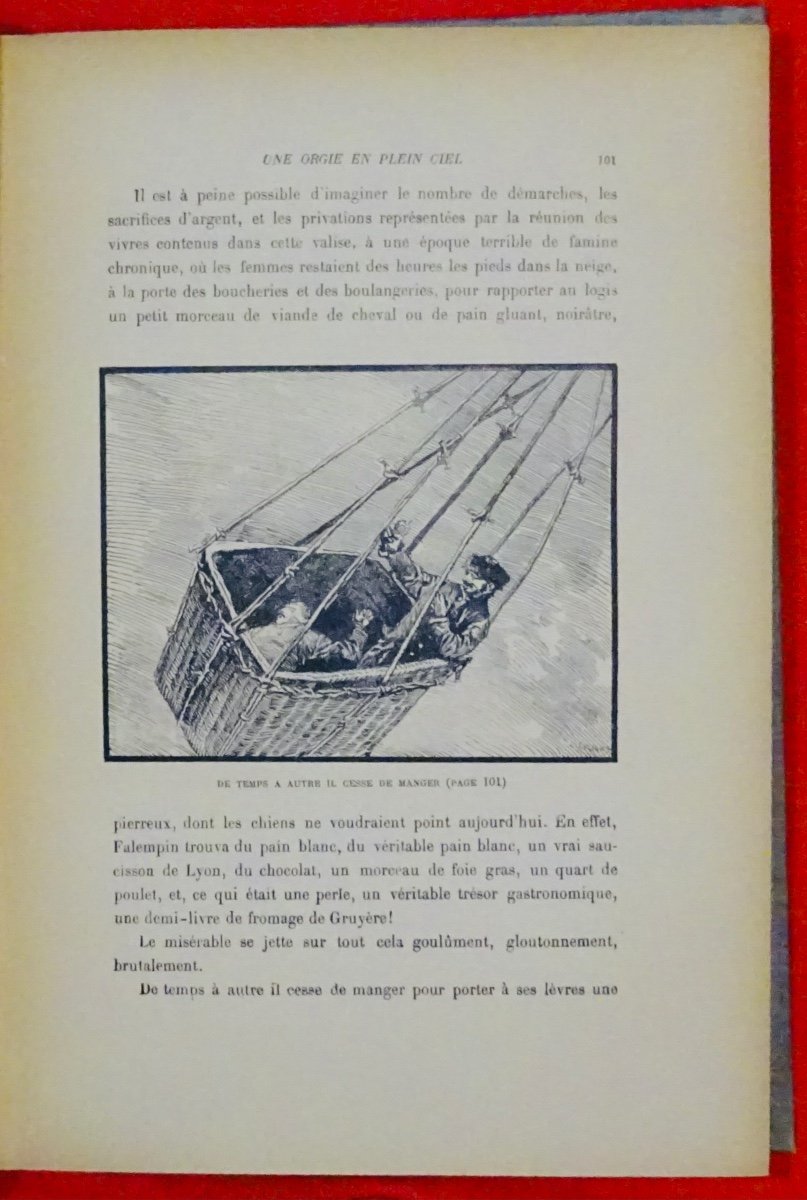 Fonvielle - Falempin Or The Aerial Spy. Émile Gaillard, Circa 1920. Illustrations By Carrey.-photo-6