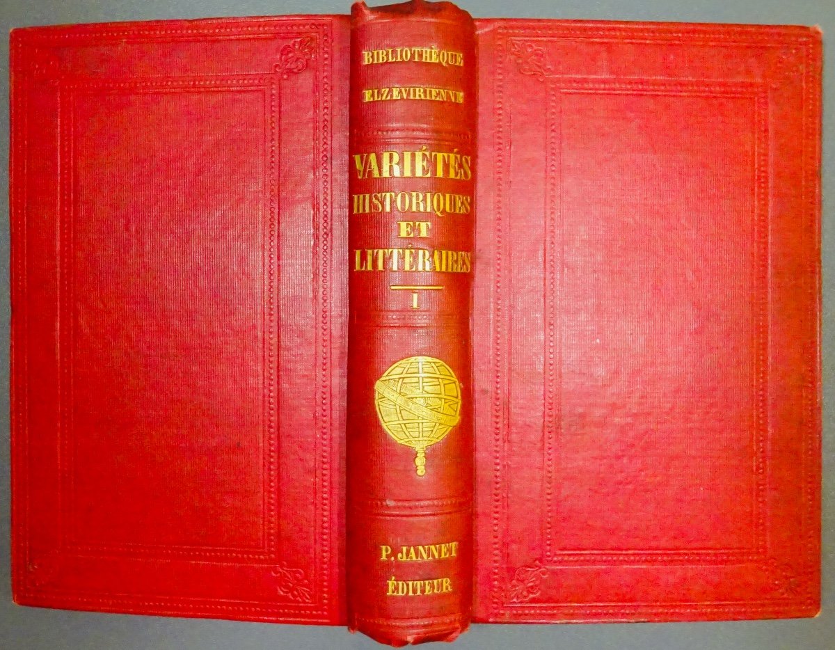 FOURNIER (Édouard) - Variétés historiques et littéraires. Jannet, 1855.-photo-2