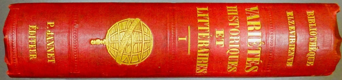 FOURNIER (Édouard) - Variétés historiques et littéraires. Jannet, 1855.-photo-1