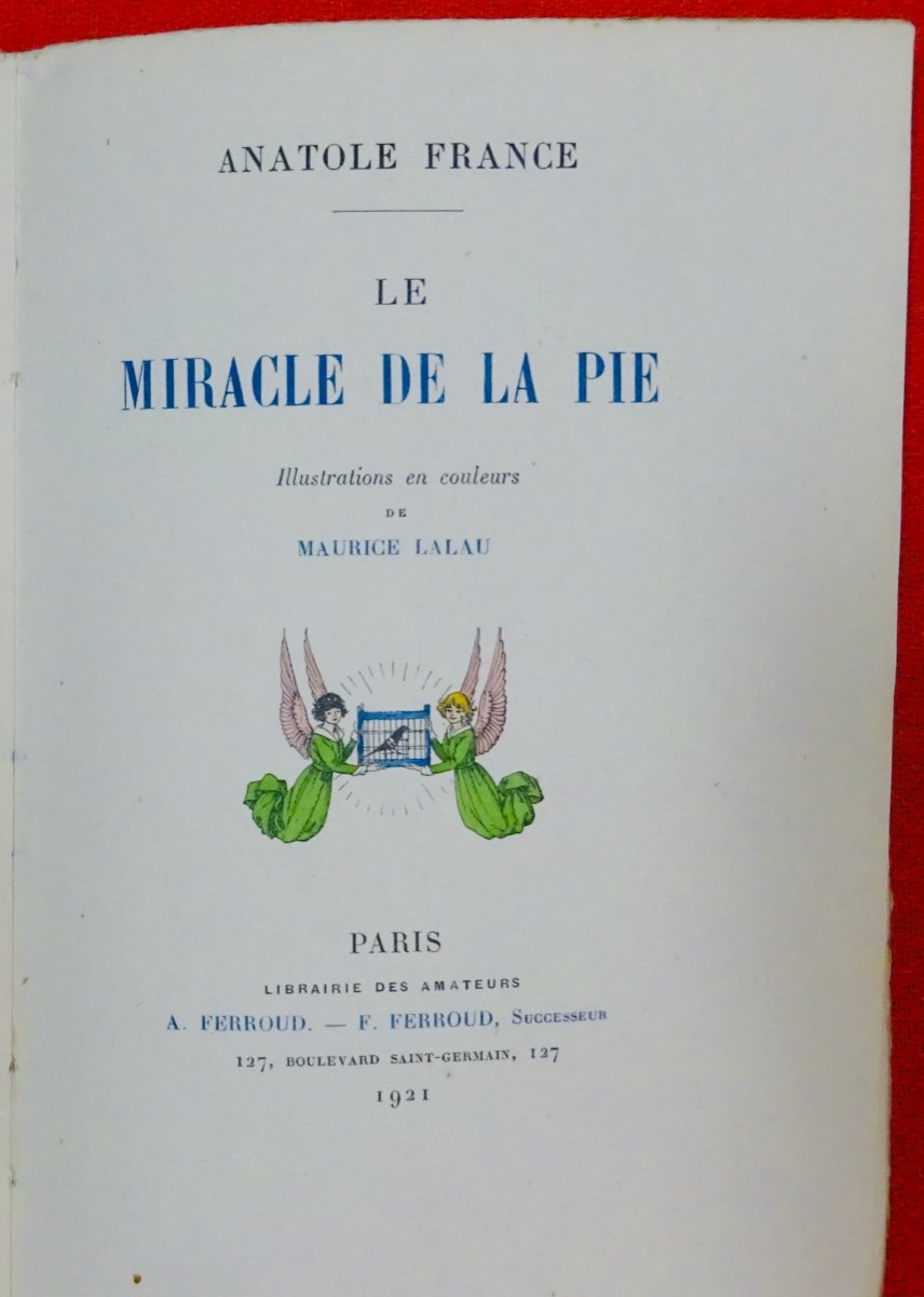 France - The Miracle Of The Magpie. Ferroud, 1921. Illustrated By Maurice Lalau.-photo-4