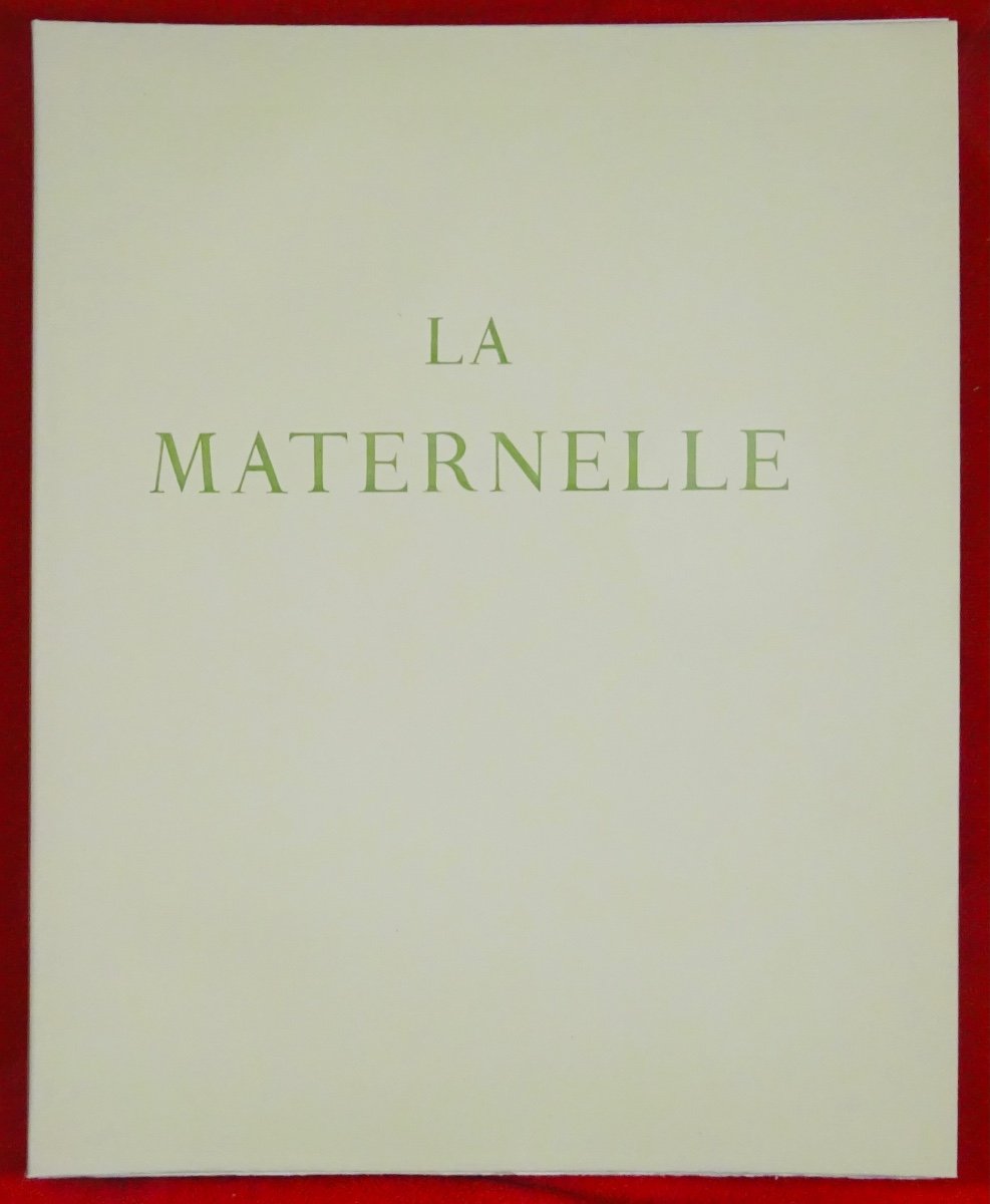 FrapiÉ - Kindergarten. French Literary Editions, 1946. Lithographs By Wehlrin.-photo-4