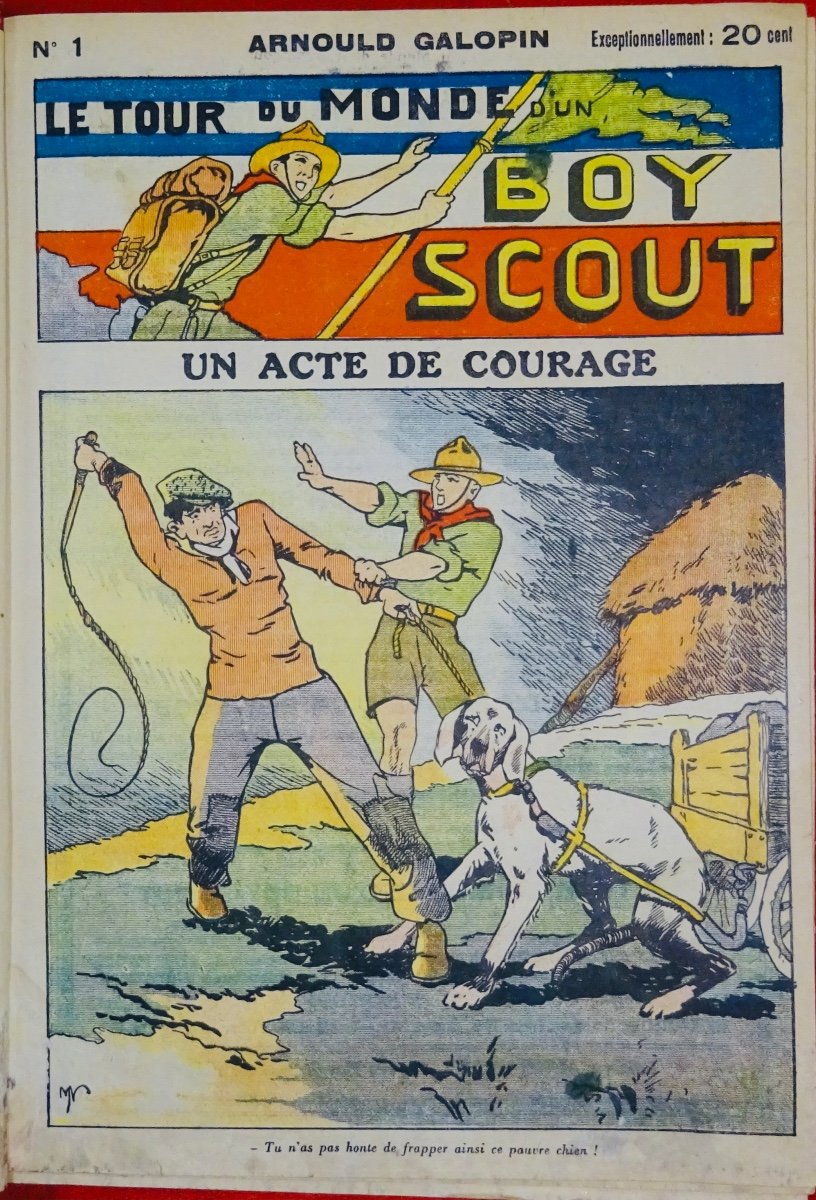 Galopin (arnould) - A Boy Scout's World Tour. Paris, Albin Michel, Around 1920.-photo-2