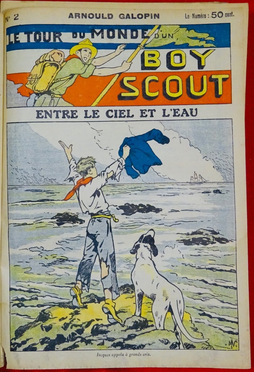 Galopin (arnould) - A Boy Scout's World Tour. Paris, Albin Michel, Around 1920.-photo-3