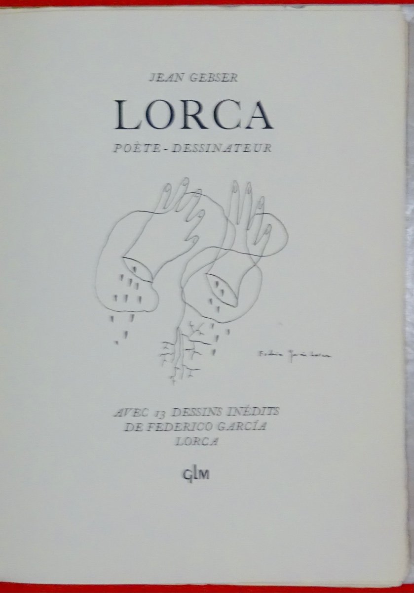 Gebser - Lorca Poet-draughtsman. Glm, 1949. Illustrations By Garcia-lorca.-photo-2