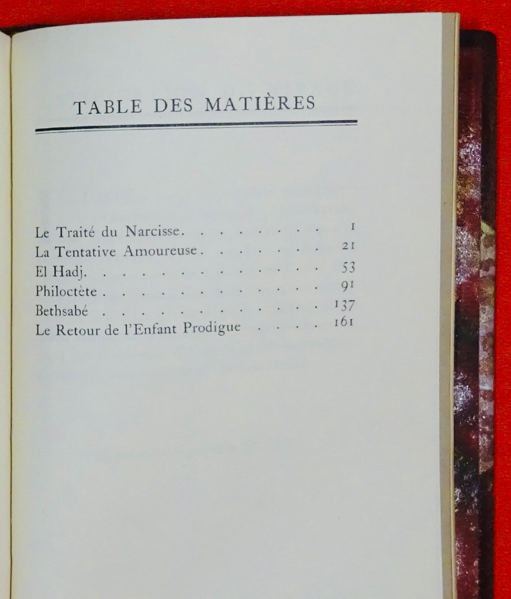 Gide (andré) - The Return Of The Prodigal Son. Au Sans Pareil, 1922. Beautiful Binding.-photo-4