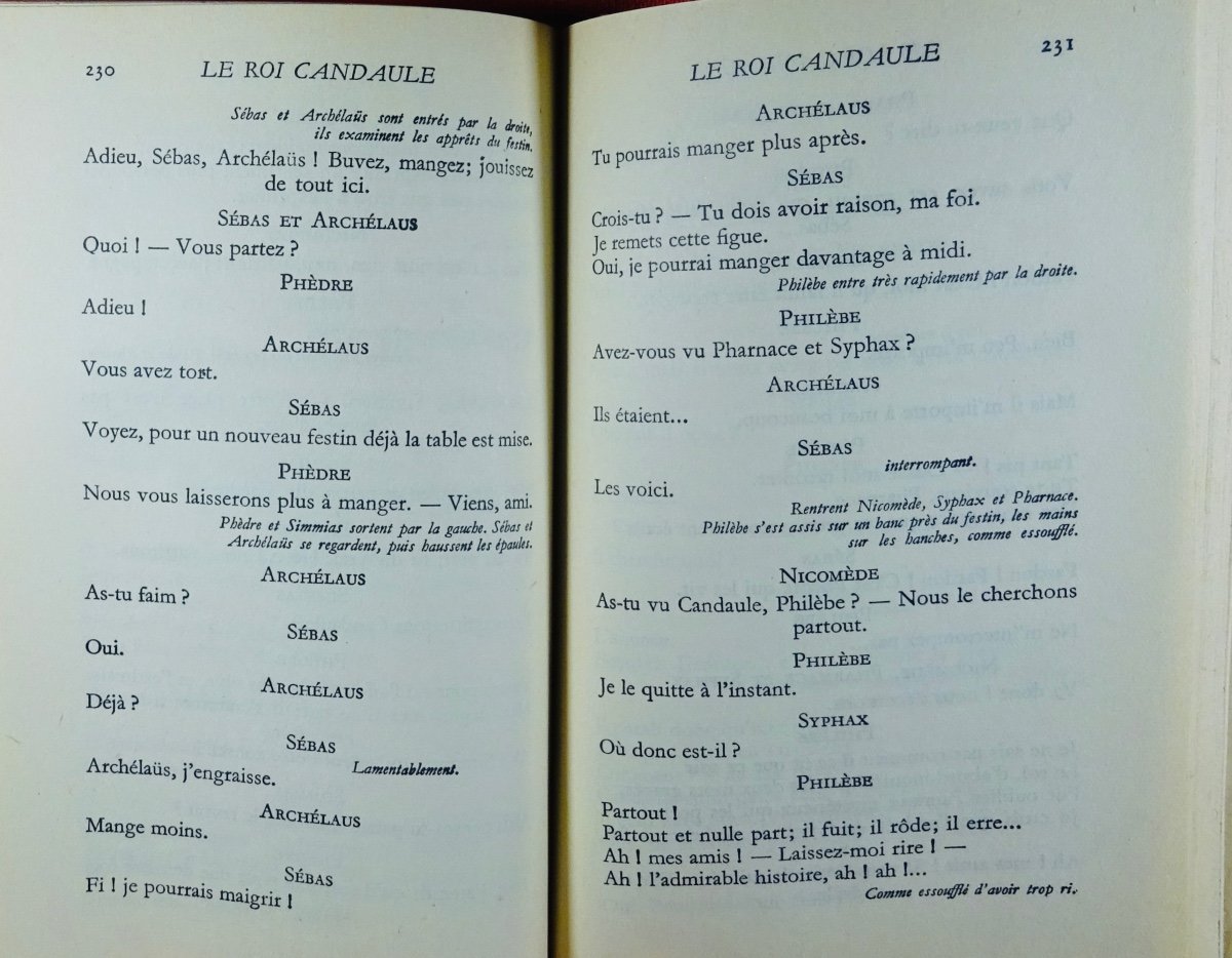 GIDE (André) - Théâtre. Gallimard, 1947. Cartonnage Bonet.-photo-5