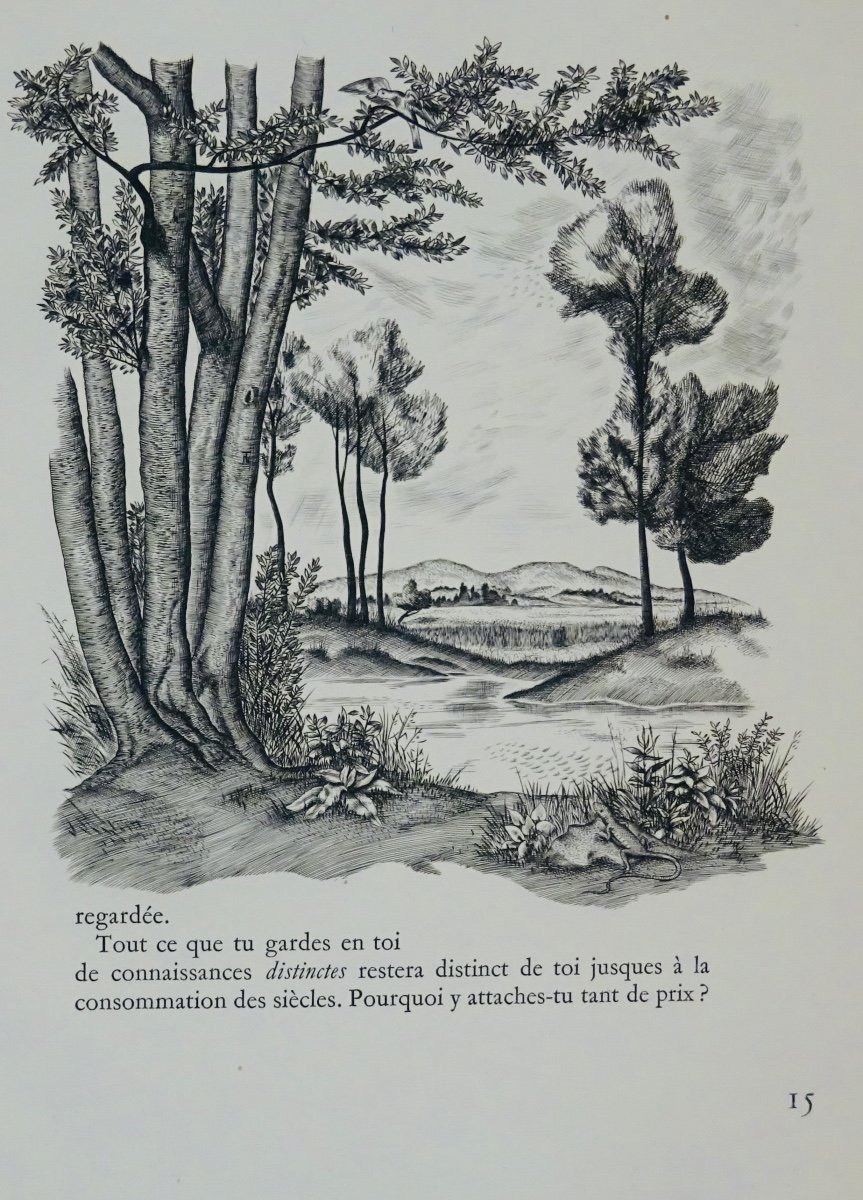 GIDE  - Les Nourritures terrestres. Éditions Vialetay, 1950. Illustré par Tavy NOTTON.-photo-3