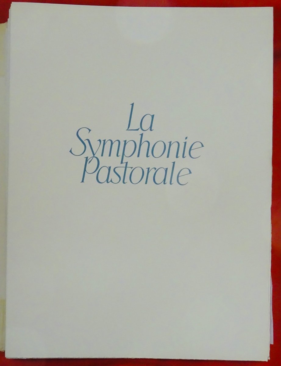 GIDE  - La Symphonie pastorale. Éditions Robert Léger, 1962. Illustré par Jean-Pierre RÉMON. -photo-1