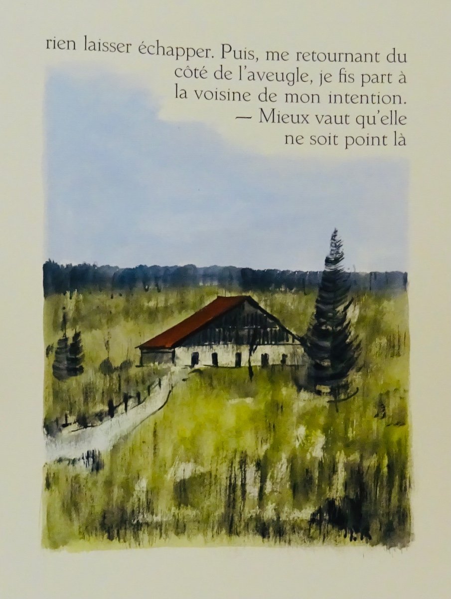 GIDE  - La Symphonie pastorale. Éditions Robert Léger, 1962. Illustré par Jean-Pierre RÉMON. -photo-4