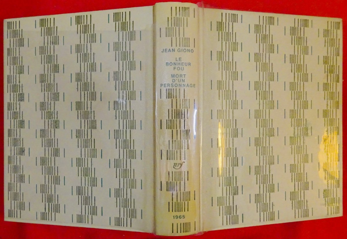 GIONO - Le Bonheur fou. Mort d’un personnage. 1965, cartonnage Hollenstein.