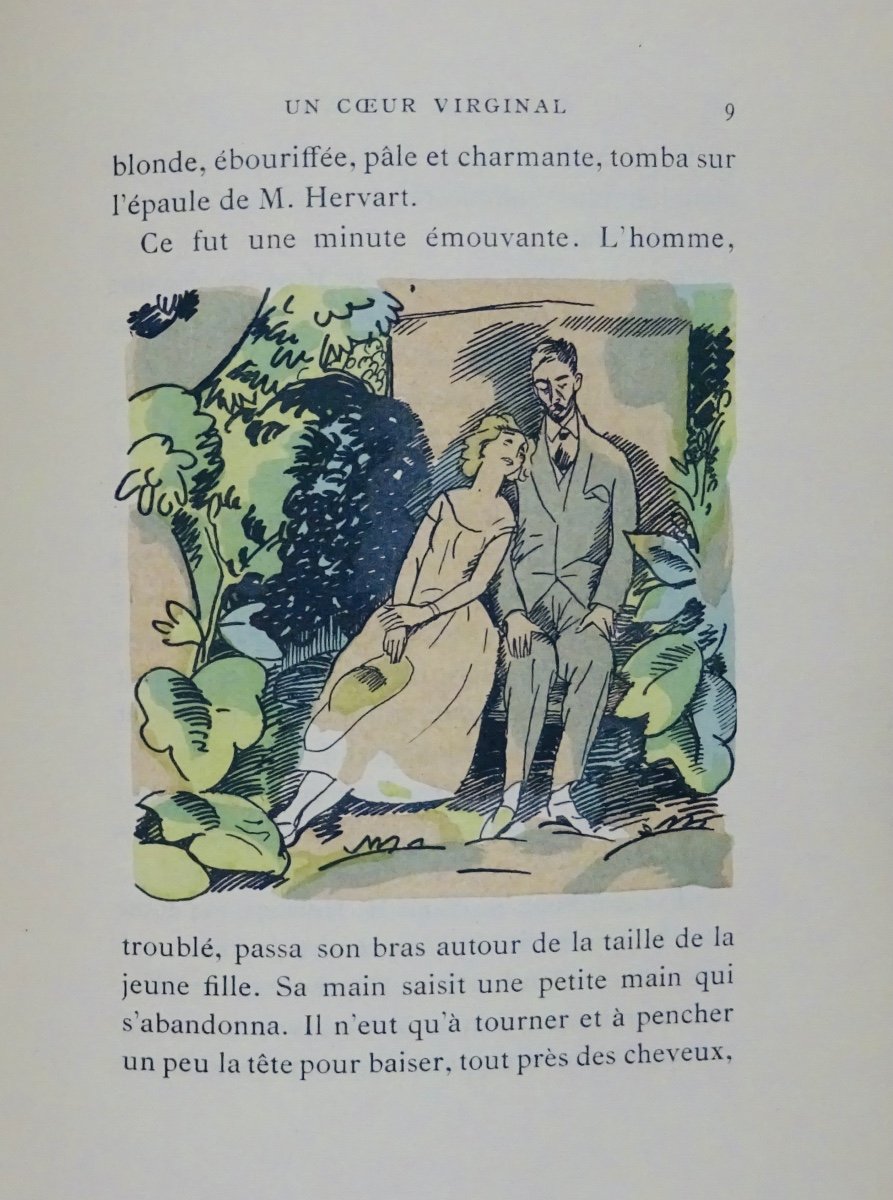 GOURMONT - Un Coeur virginal. Jonquières et Cie, 1923. Illustré par SIMÉON.-photo-3